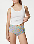 5pk Cotton Lycra™ Printed Full Briefs