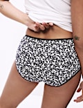 5pk Cotton Lycra&trade; Printed Full Briefs