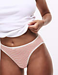 5pk Cotton Lycra™ High Leg Knickers