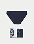 5pk Cotton Lycra™ Printed Bikini Knickers