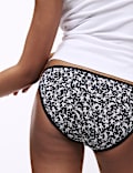 5pk Cotton Lycra&trade; Printed Bikini Knickers