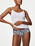 Lot de 5 shortys taille basse en coton et Lycra™ avec imprimé