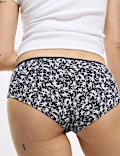 5pk Cotton Lycra™ Printed Low Rise Shorts