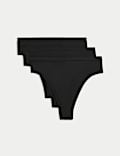 3pk Flexifit™ Modal High Waisted Thongs