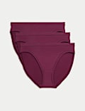 3pk Flexifit™ Modal High Leg Knickers