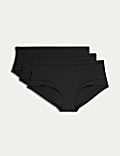Set van 3 Flexifit™-shorts met lage taille van modal