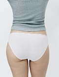 5pk Cotton Rich Mid Rise Bikini Knickers