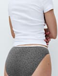 4pk Cotton Rich High Leg Knickers