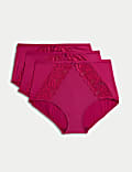 3pk Amelia Lace Full Briefs