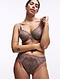 3pk Amelia Lace High Leg Knickers