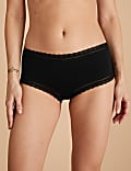 5pk Microfibre & Lace Shorts