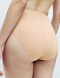 2pk Amelia Lace Cotton Rich Shaping Knickers