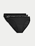 Set van 3 hoog uitgesneden menstruatieslips met hoog absorptievermogen