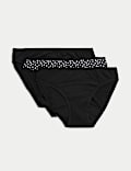 Set van 3 menstruatiebikinislips met extra hoog absorptievermogen