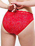 3pk Printed High Leg Knickers