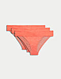 3pk Animal Lace Brazilian Knickers