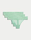 3pk Animal Lace Thongs