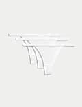 3pk Cotton Rich Ribbed Thongs