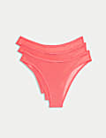 3pk Mini Heart Flock Knickers