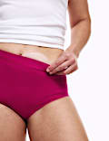 3pk Cotton Rich Full Brief Stoma Knickers