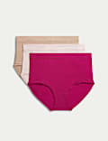 3pk Cotton Rich Full Brief Stoma Knickers