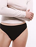 5pk Pure Cotton High Leg Knickers