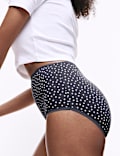 5pk Pure Cotton Print Full Brief 