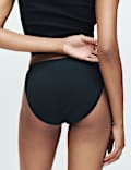 10pk Cotton Lycra® High Leg Knickers
