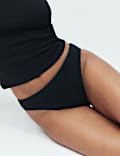 10pk Cotton Lycra® High Leg Knickers