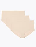 Pack de 3 braguitas tipo culotte de talle alto sin marcas