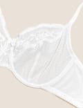 Lace Trim Underwired Balcony Bra A-E