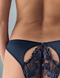 Siren Embroidery Cut-Out Brazilian Knickers