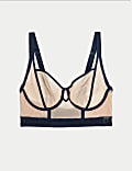 Tivoli Mesh Wired Longline Balcony Bra (A-E)