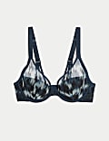 Tivoli Mesh Printed Wired Plunge Bra (A-E)