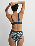 Tivoli Mesh Printed High Leg Knickers