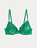 Leon Embroidery Wired Full Cup Bra A-E