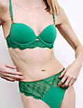 Leon Embroidery Wired Balcony Bra A-E