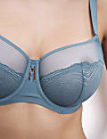 Kyoto Lace Wired Balcony Bra (F-H)
