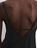 Boston Microfibre Non Wired Lace Trim Slip