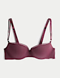Boston Microfibre Wired Push Up Balcony Bra