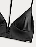 Black Label Satin Bralette