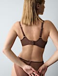 Savannah Lace Non Pad Wired Demi Bra F+