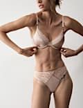 Silk & Lace High Leg Knickers