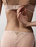 Silk & Lace High Leg Knickers