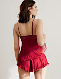 Pleat & Lace Camisole