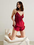 Pleat & Lace Camisole