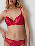 Peony Silk & Lace Wired Full Cup Bra A-E