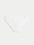 Lounge Rib & Lace Brazilian Knickers