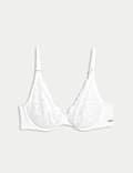 Lace Wired Plunge Bra (A-E)