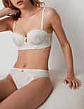 Delphine Wired Balcony Bra With Cotton (A-E) 
